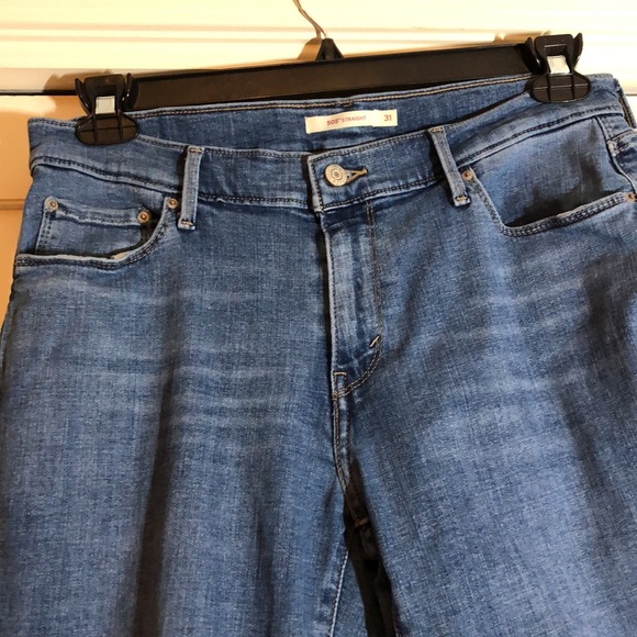 Levi’s 505 Straight Light Wash SZ 31 rise 9.5” inseam 31” - Picture 2 of 10